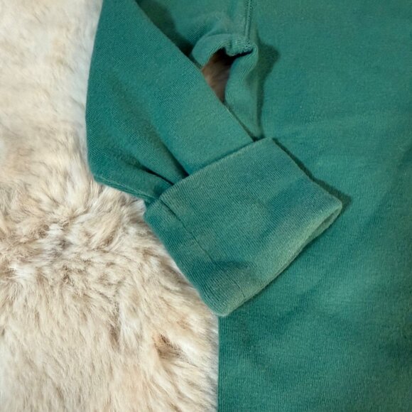 Burberry Kids Green Long Sleeve Shirt With Plaid Pocket Detail sz 12M - Picture 3 of 5